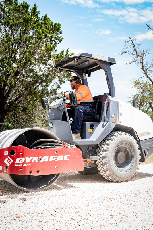 Compaction Only Service - Roller Compactor with Operator