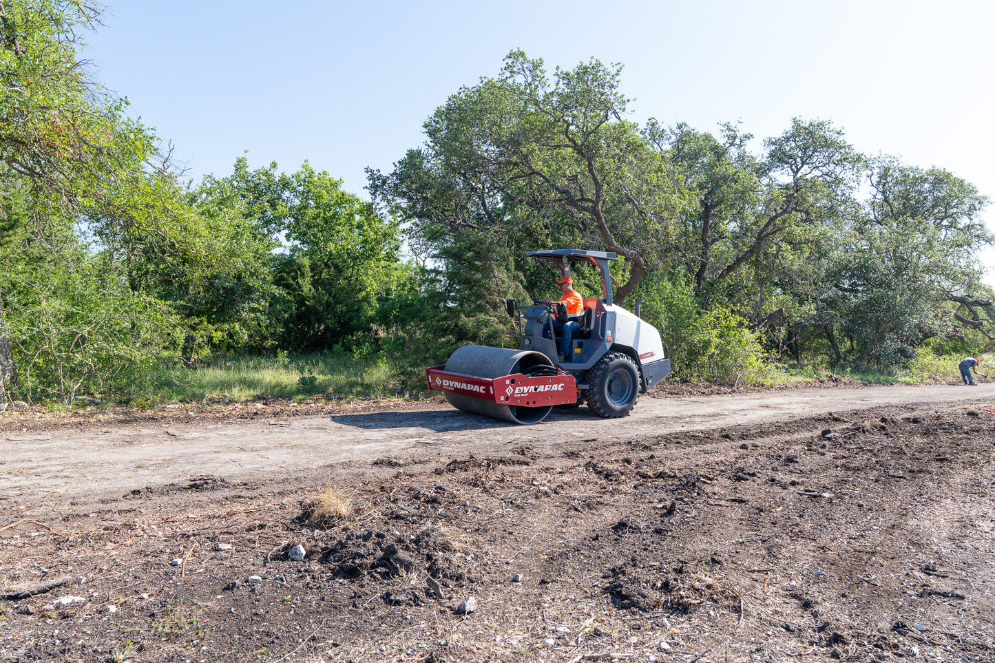 Compaction with water truck