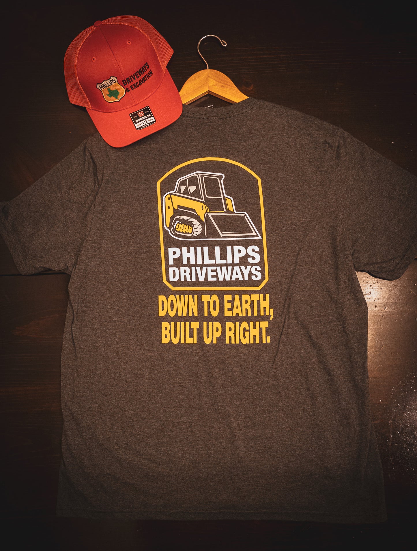 Phillips Driveways Crew Edition Hat / Safety Orange