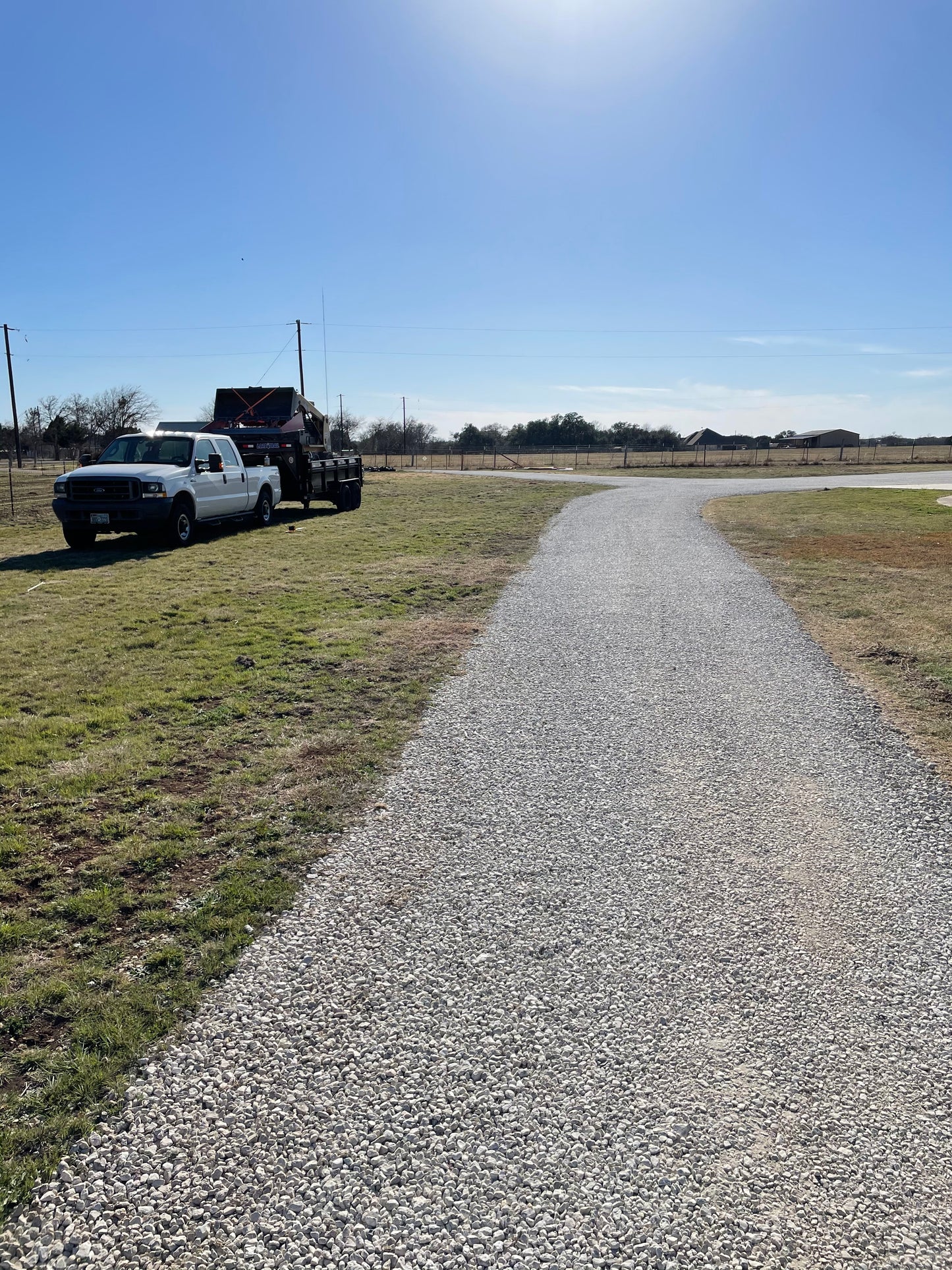 Gravel Driveway Refresh with compactor